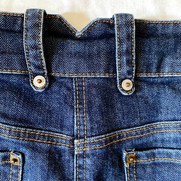 A|X Armani Exchange Dark Denim Pencil Skirt, small - Picture 2 of 7